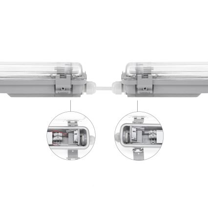 Lampe fluorescente industrielle LIMEA T8 1xG13/20W/230V IP65 120cm