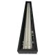 Lampe fluorescente T8 2xG13/18W/230V 120 cm noir