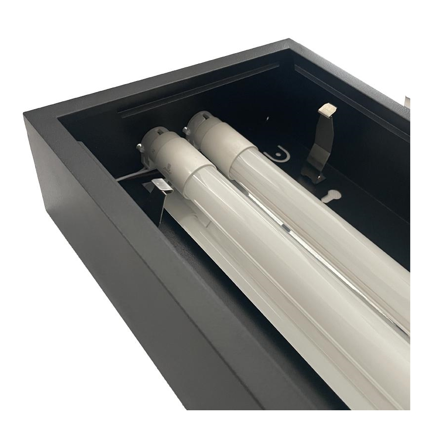 Lampe fluorescente T8 2xG13/18W/230V 120 cm noir