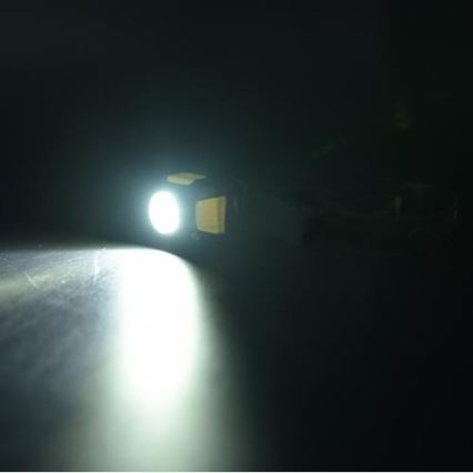Lampe frontale LED 2xLED/5W/3xAAA + LED/3W