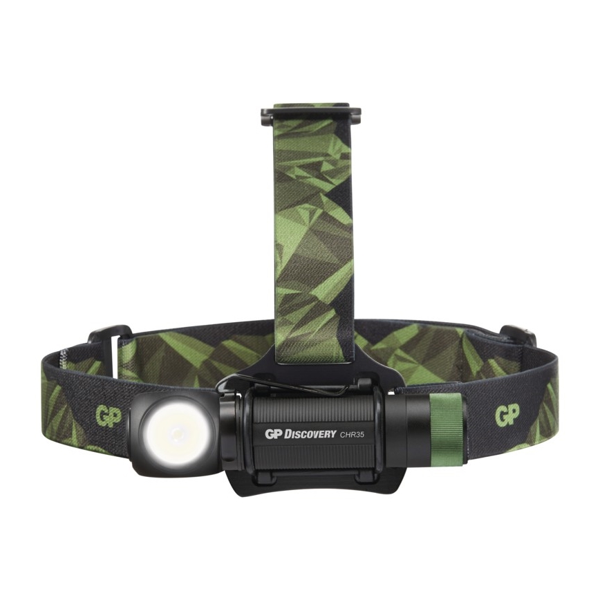 Lampe frontale LED GP DISCOVERY CHR35 LED/3,7V/2600mAh