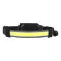 Lampe frontale LED rechargeable 2xLED/5V 180 lm 900 mAh noire