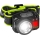 Lampe frontale LED rechargeable à intensité réglable, dotée d'un capteur et d'un éclairage rouge LED/6W/5V/3xAAA IP66 500 lm 1200 mAh