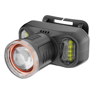 Lampe frontale LED rechargeable, à intensité variable, 3,4 W / 5 V, 1500 mAh