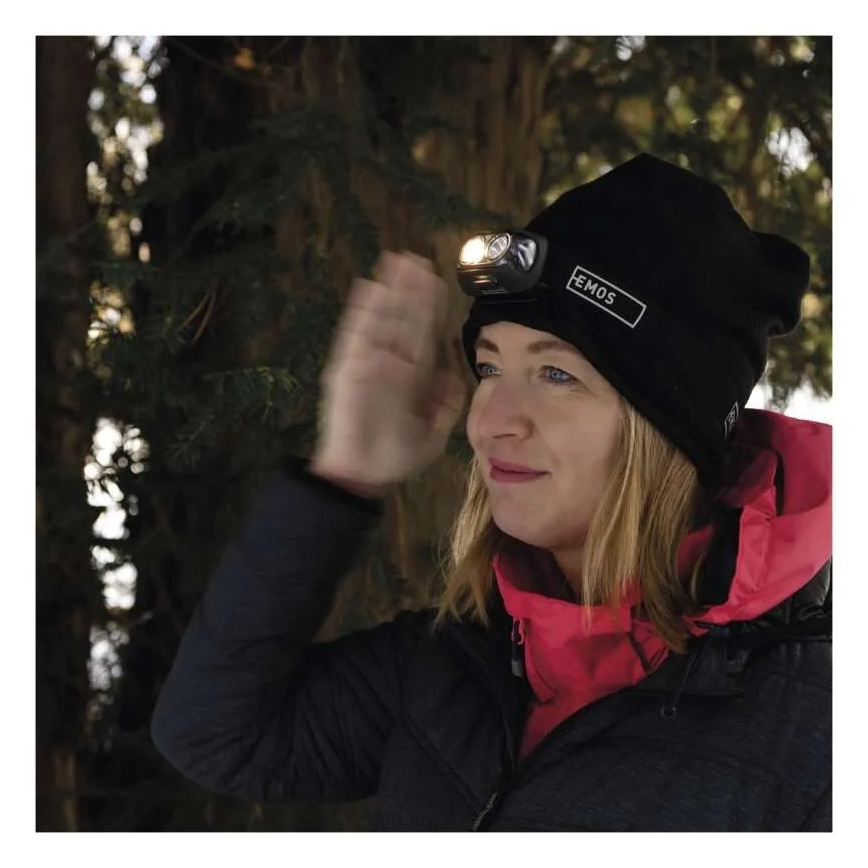 Lampe frontale LED rechargeable USB 1200 mAh