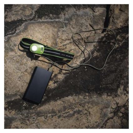 Lampe frontale LED rechargeable USB 1600 mAh IPX6