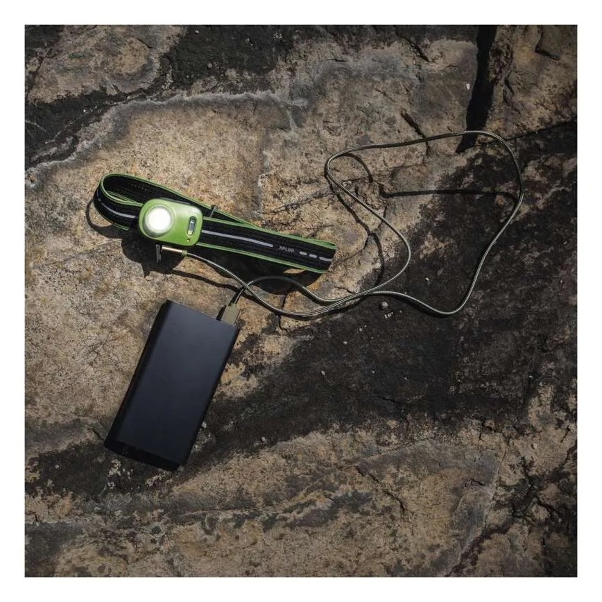 Lampe frontale LED rechargeable USB 1600 mAh IPX6