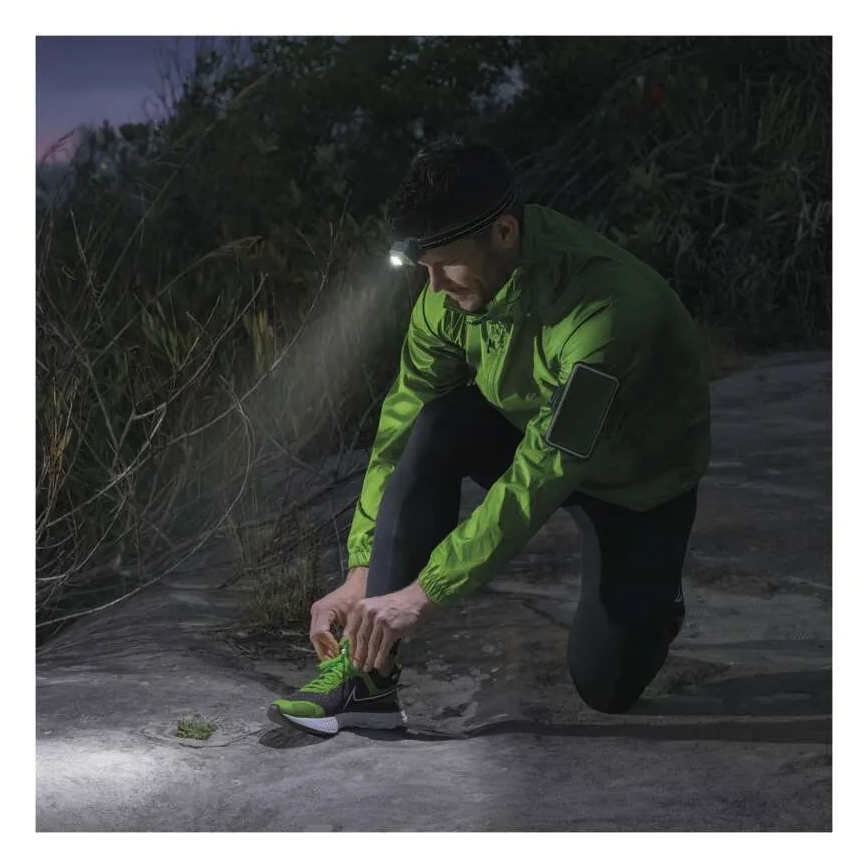 Lampe frontale LED rechargeable USB 1600 mAh IPX6