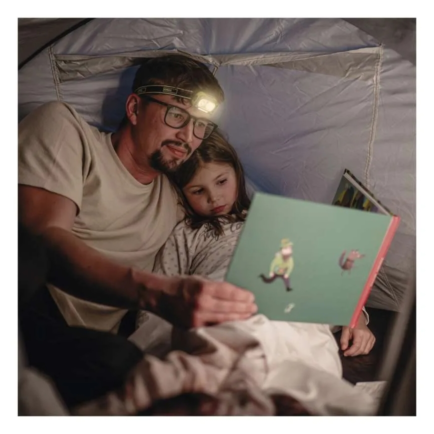 Lampe frontale LED rechargeable USB IP43 800 mAh