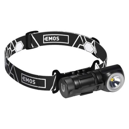 Lampe frontale rechargeable à intensité réglable LED/800 mAh 3,7V