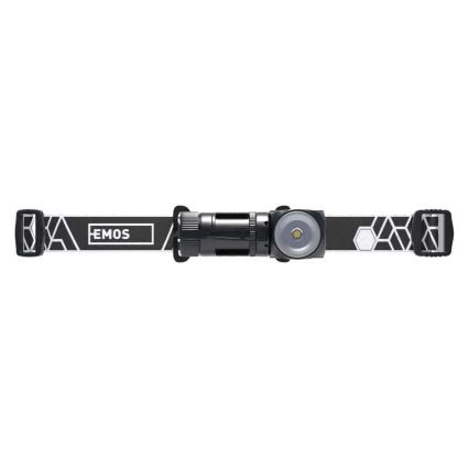 Lampe frontale rechargeable à intensité réglable LED/800 mAh 3,7V