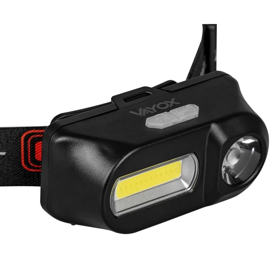 Lampe frontale rechargeable à intensité variable 2xLED/5V IP44 210 brillant 2000 mAh