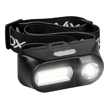 Lampe frontale rechargeable à intensité variable 2xLED/5V IPX4 250 brillant 2000 mAh