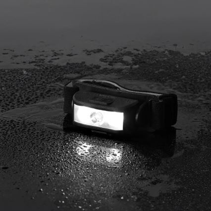 Lampe frontale rechargeable à intensité variable 3xLED/5V IPX4 100 brillant 1200 mAh