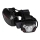 Lampe frontale rechargeable à intensité variable avec détecteur et fonction batterie portative et éclairage rouge LED/10 W/5 V IP44 1200 brillant 4000 mAh