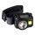 Lampe frontale rechargeable à intensité variable avec détecteur et lumière rouge LED/6W/5V/3xAAA IP44 500 brillant 1200 mAh