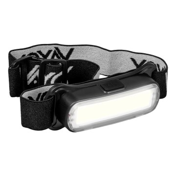 Lampe frontale rechargeable à intensité variable LED/5V IPX4 300 brillant 1200 mAh