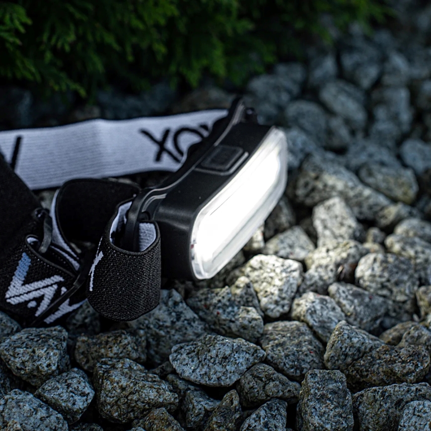 Lampe frontale rechargeable à intensité variable LED/5V IPX4 300 brillant 1200 mAh