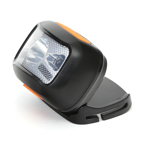 Lampe frontale 1 LED blanche + 2 LED rouges
