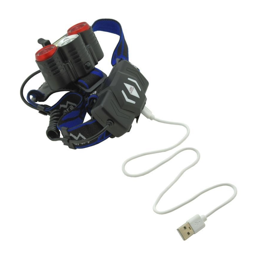Lampe frontale rechargeable LED/USB 670lm
