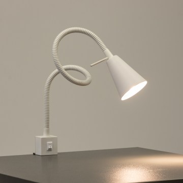 Lampe LED à pince 1x GU10, 4,7 W, 230 V, blanche