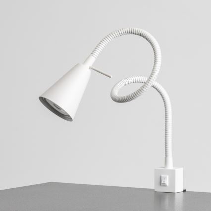 Lampe LED à pince 1x GU10, 4,7 W, 230 V, blanche