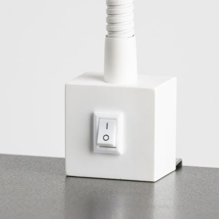 Lampe LED à pince 1x GU10, 4,7 W, 230 V, blanche