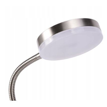 Lampe LED à pince 3,2 W / 230 V, chrome mat