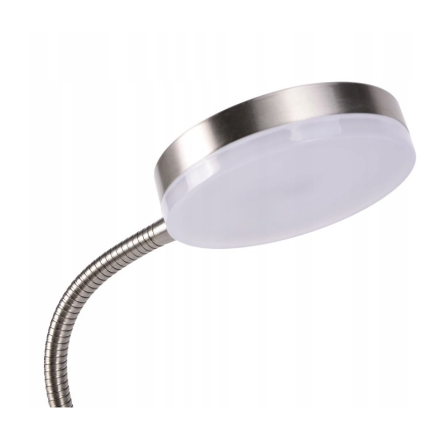 Lampe LED à pince 3,2 W / 230 V, chrome mat