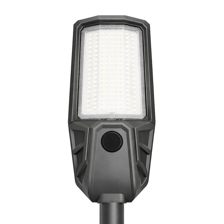 Lampe de rue LED dimmable avec capteur et panneau solaire KOBRA LED/400W/3,2V 24000 mAh IP65 anthracite + télécommande