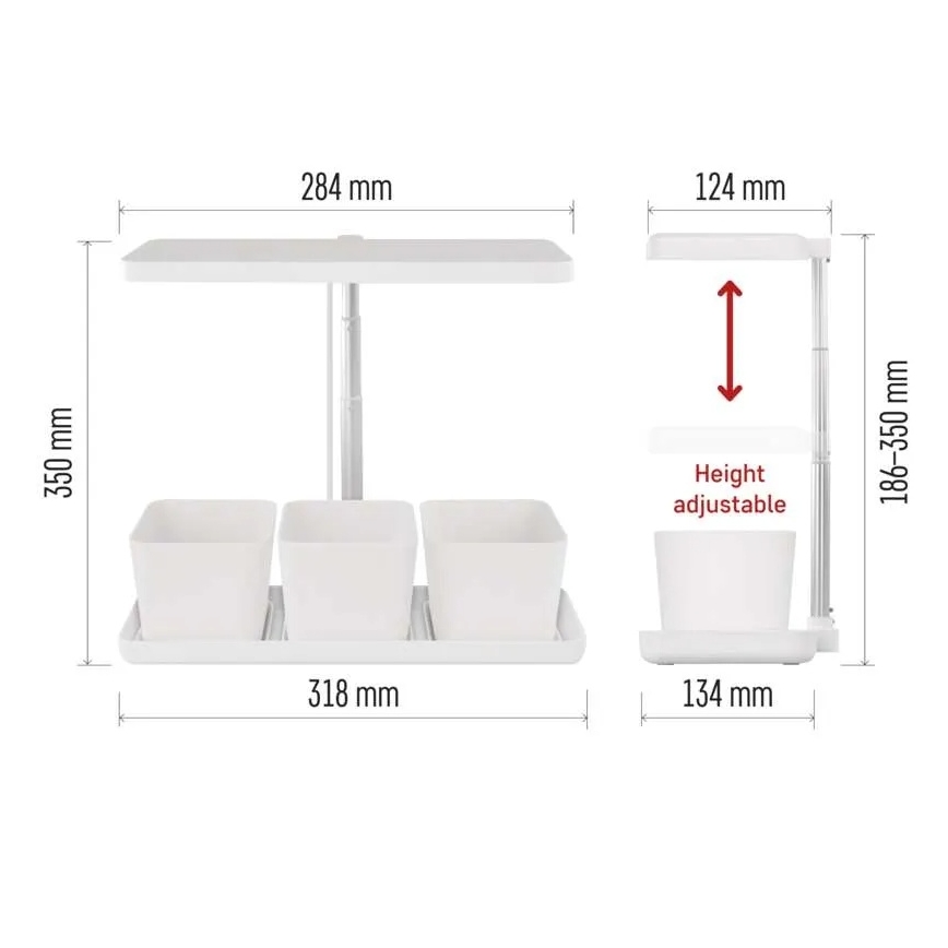 Lampe LED d'intérieur dimmable pour culture de plantes GROW LED/7W/5V