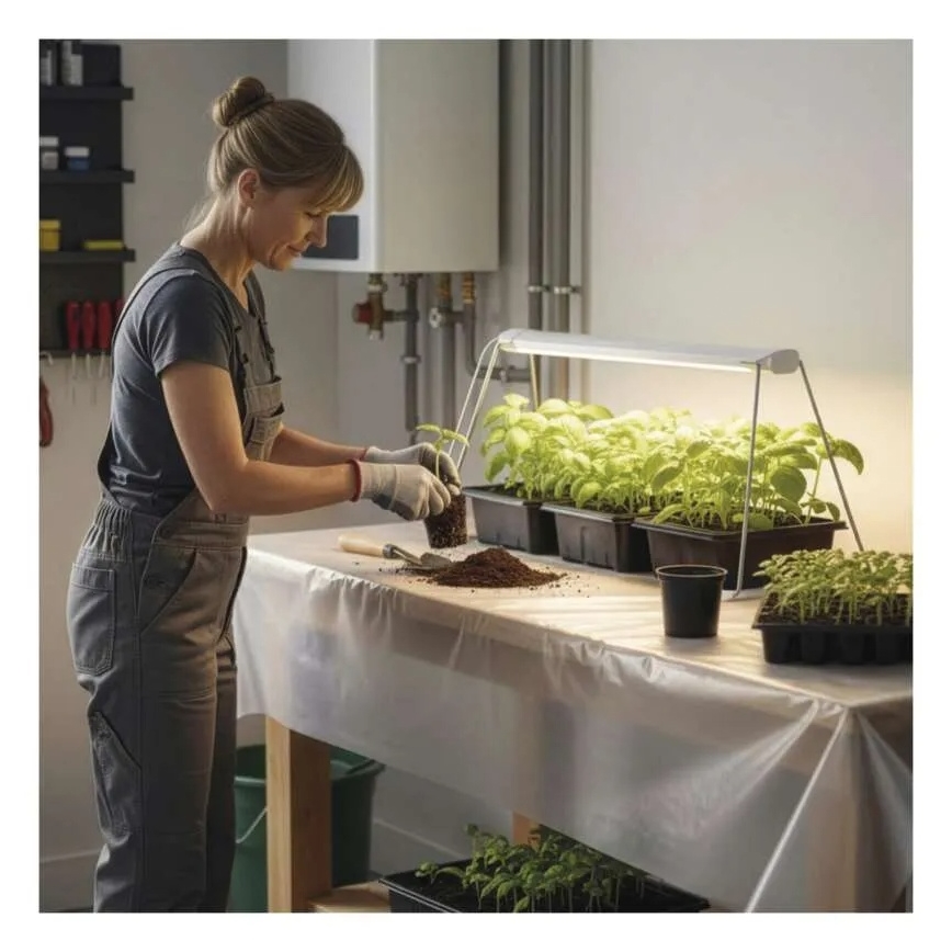 Lampe LED d'intérieur pour la culture des plantes GROW LED/15W/230V