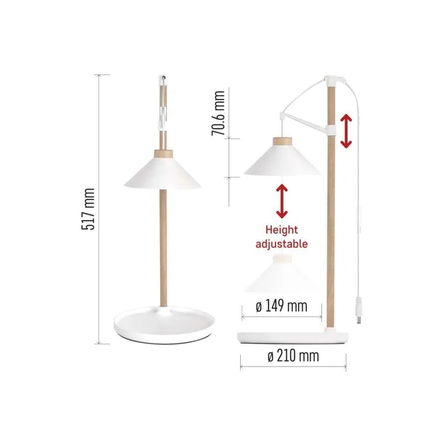 Lampe LED d'intérieur pour la culture des plantes GROW LED/7W/5V