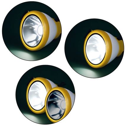 Lampe LED rechargeable portable dimmable avec fonction powerbank LUMINA MINIO LED/5V 1800 mAh IP44 jaune
