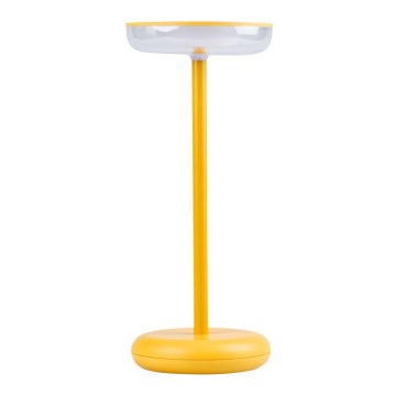 Lampe LED rechargeable dimmable FLUXY LED/1,7W/1800 mAh IP44 jaune