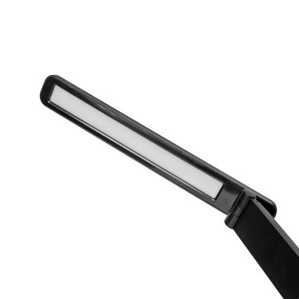 Lampe de table tactile RGBW à intensité variable avec charge sans fil, LCD écran et Port USB MAGNUS LED/6W/5V 3000-6500K noir