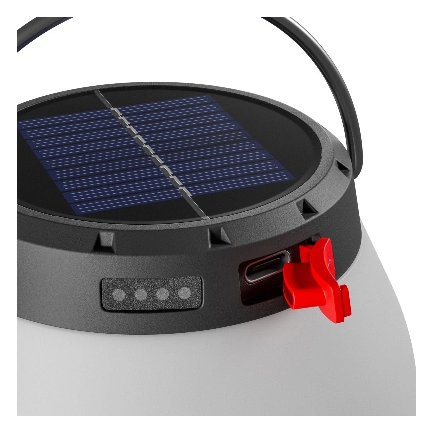 Lampe LED solaire rechargeable, portable et dimmable LUMINA ORB LED/5V 800 mAh