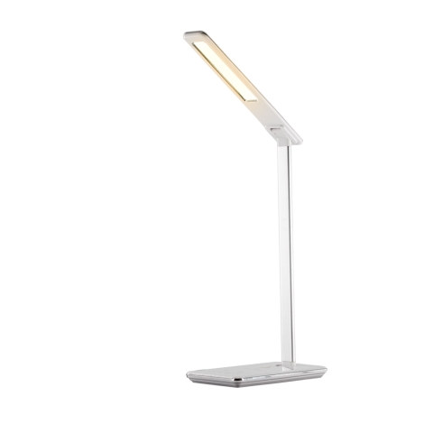 Lampe LED tactile à intensité variable avec chargement sans fil JOY  LED/6W/230V+USB blanche