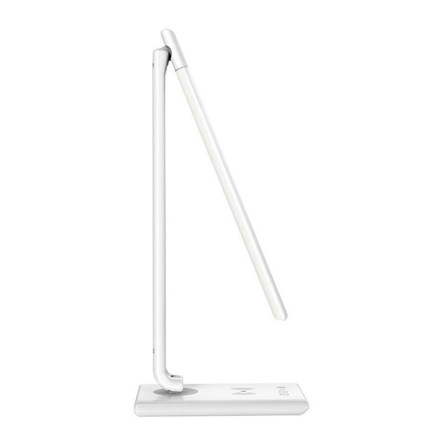 Lampe de table LED tactile à intensité variable avec chargement sans fil MEGGIE LED/8W/230V + USB