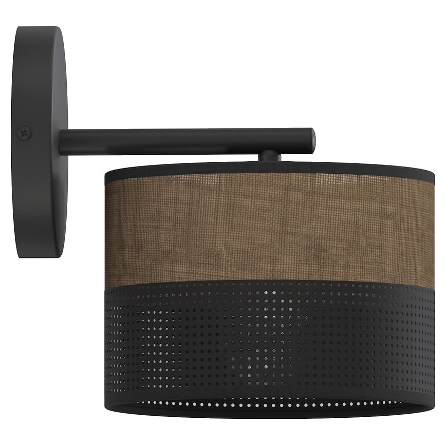 Lampe murale KARBON 1xE27/15W/230V noir/marron