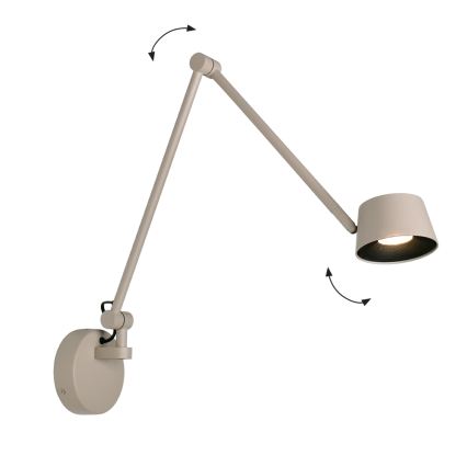Lampe murale LED dimmable SAVINA LED/9W/230V beige