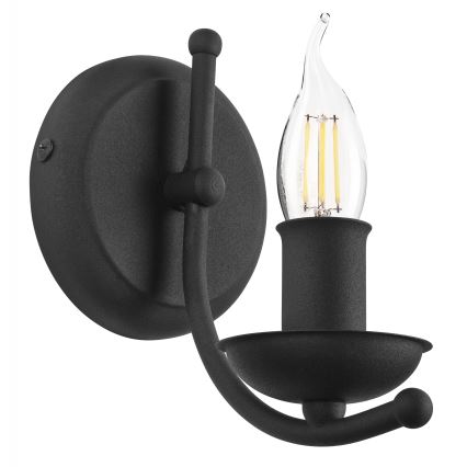 Lampe murale LUCY 1xE14/60W/230V noire