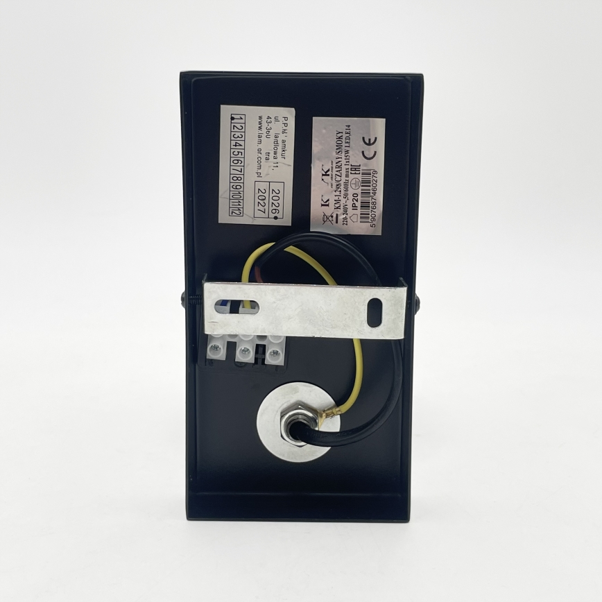 Lampe murale SFERIO 1xE14/5W/230V noir/noir fumé