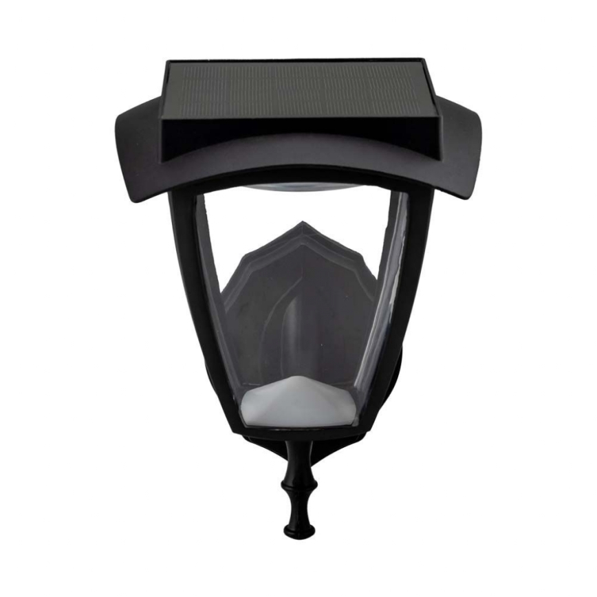 Lampe murale solaire LED/2W/3,7V 3000/6000K IP65 2200 mAh noire