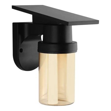 Lampe murale solaire LED/3,7V 2700/3200/5000K IP54 1800 mAh noir/beige fumé + télécommande