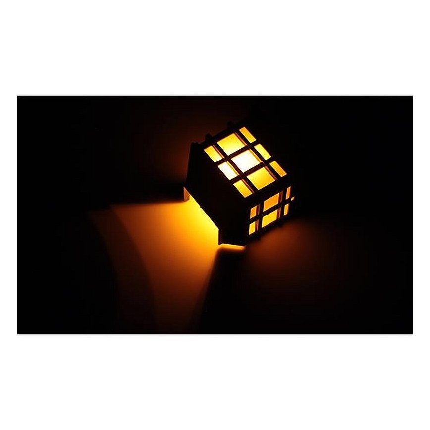 Lampe murale solaire LED avec détecteur de crépuscule LED/2V 70 mAh IP44