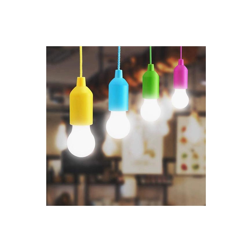 Lampe portable LED/1W/3xAAA vert