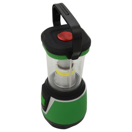 Lampe portable LED/3xLR20 IP44 noire/verte + télécommande