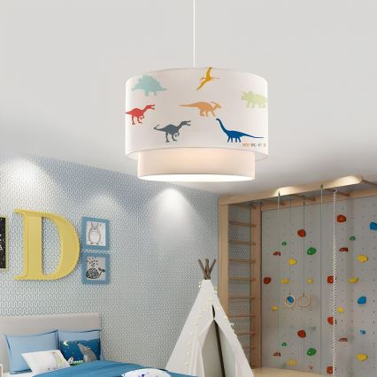 Lampe pour enfant CANDY 1xE27/40W/230V blanche/multicolore