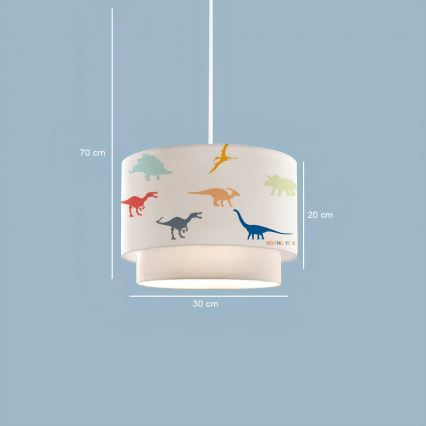 Lampe pour enfant CANDY 1xE27/40W/230V blanche/multicolore